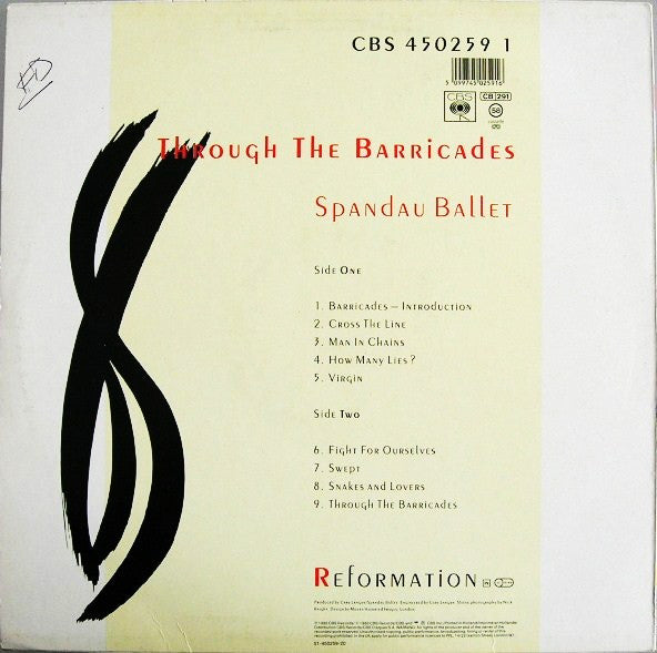 Spandau Ballet – Through The Barricades