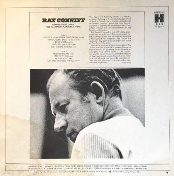 Ray Conniff - Love Is A Many Splendored Thing