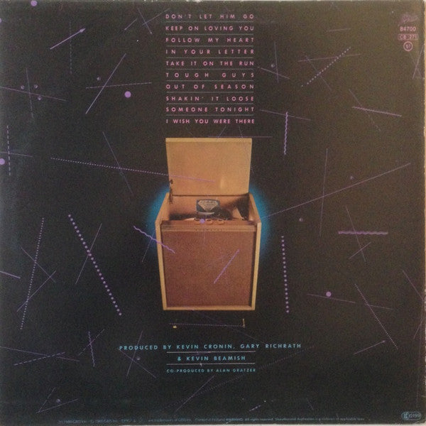 REO Speedwagon – Hi Infidelity