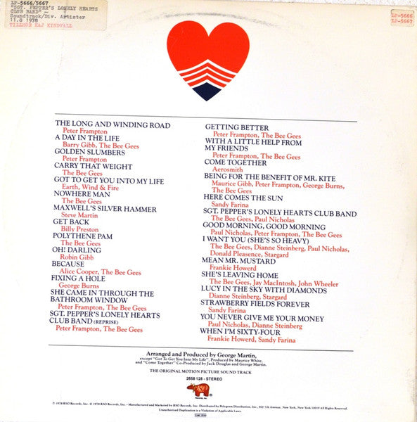 Various – Sgt. Pepper's Lonely Hearts Club Band