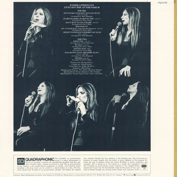 Barbra Streisand – Live Concert At The Forum