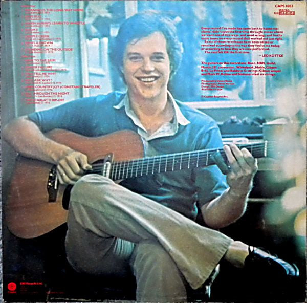 Leo Kottke – Best Of Leo Kottke 1971-1976