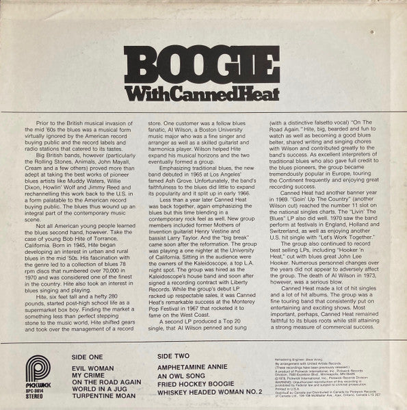 Canned Heat – Boogie With Canned Heat