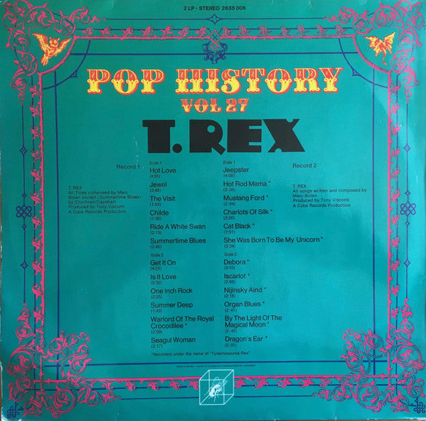 T.Rex – Pop History vol. 27