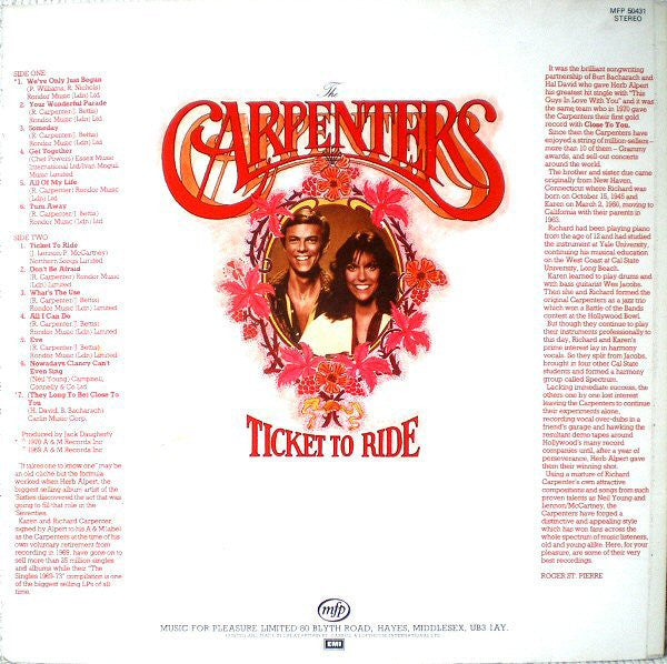 Carpenters - Ticket to Ride