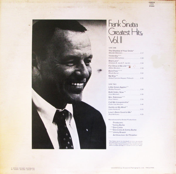 Frank Sinatra – Greatest hits, vol II