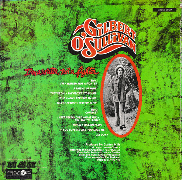 Gilbert O'Sullivan – I'm A Writer, Not A Fighter