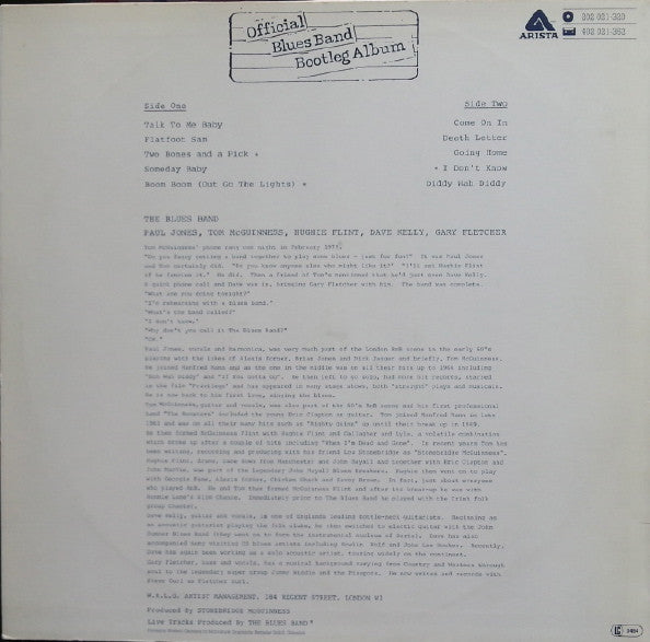 The Blues Band – Official Blues Band Bootleg Album
