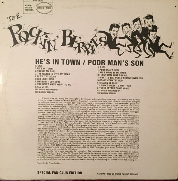 The Rockin' Berries – The Rockin' Berries In Town
