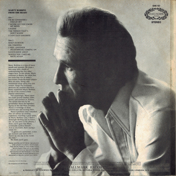 Marty Robbins – From the Heart