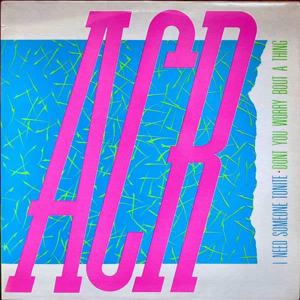 A Certain Ratio (ACR)  – I Need Someone Tonite