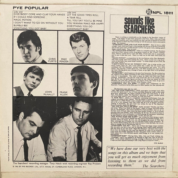 The Searchers – Sounds Like searchers