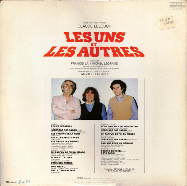 Francis Lai & Michel Legrand – Les Uns Et Les Autres