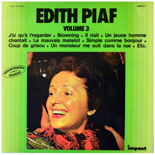 Edith Piaf – Volume 3