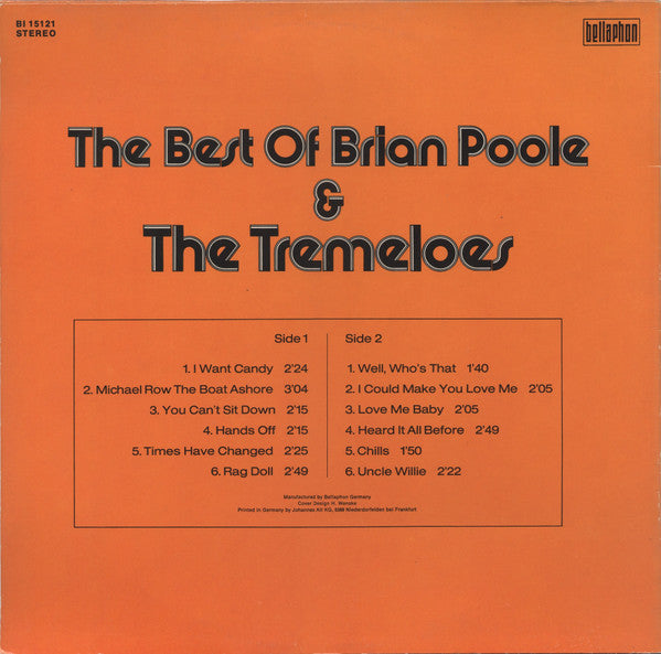 Briane Poole & The Tremeloes – The Best Of