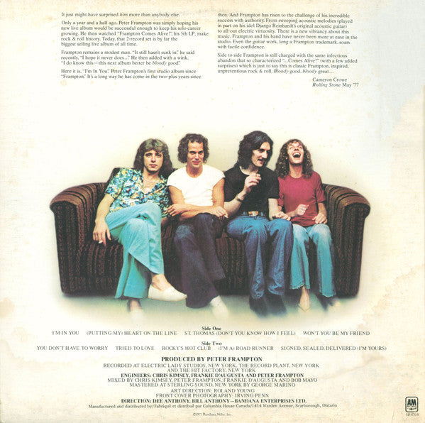 Peter Frampton – I'm In You