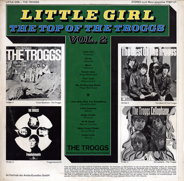 The Troggs – Little Girl (The Top Of The Troggs Vol. 2)