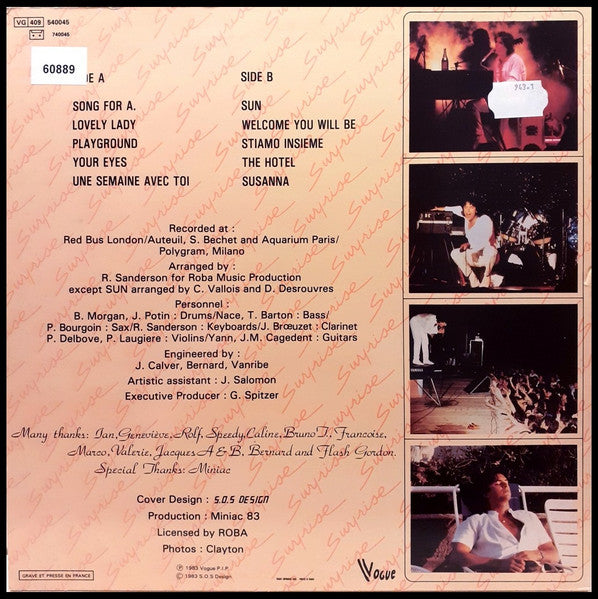 Richard Sanderson – Surprise