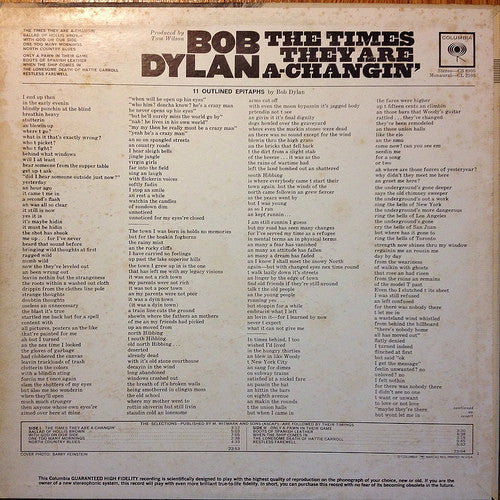 Bob Dylan – The Times They Are A-Changin'