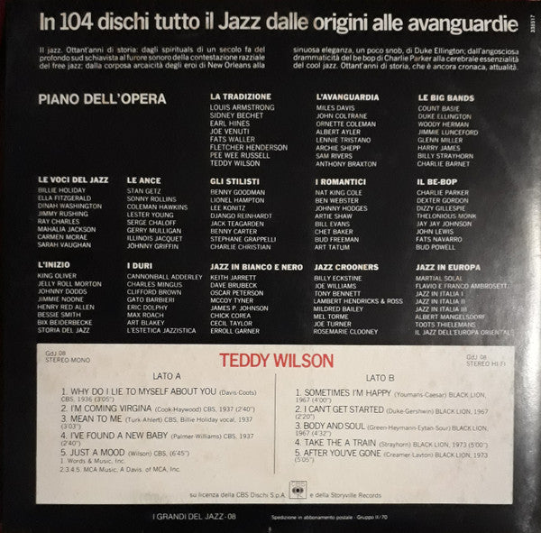 Teddy Wilson – Teddy Wilson