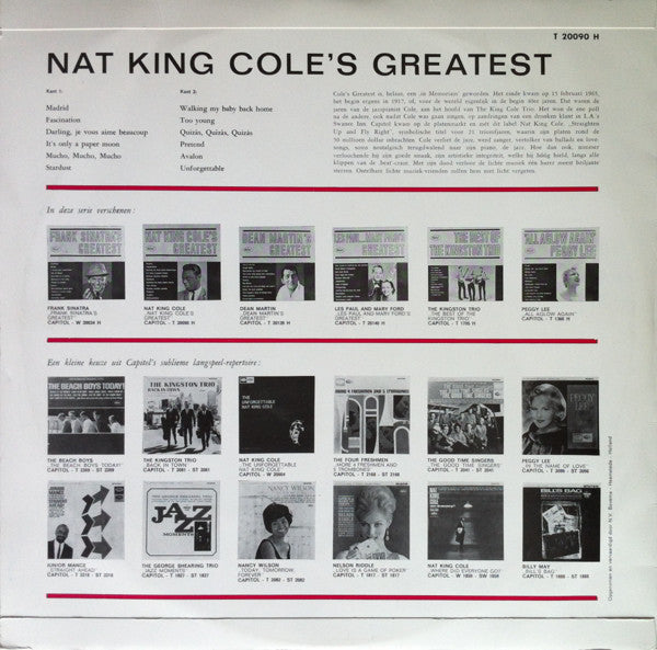 Nat King Cole – Nat King Cole's Greatest