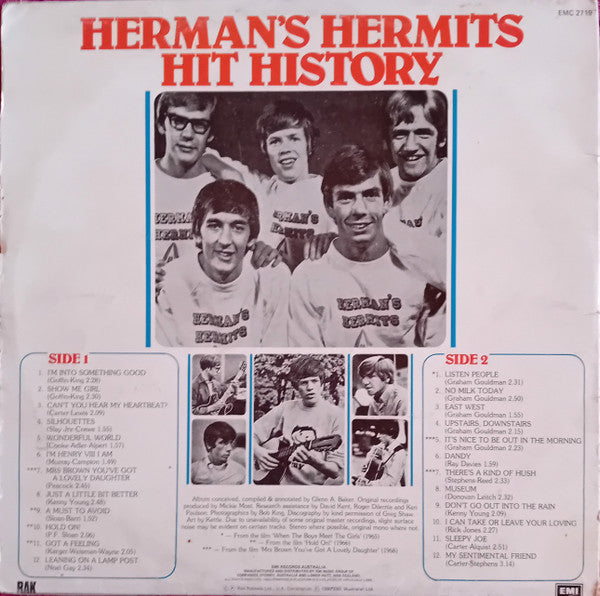 Herman's Hermits – Hit History