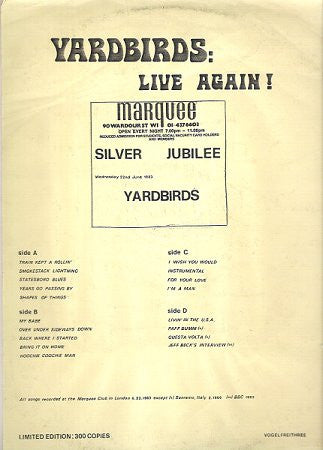 The Yardbirds – Yardbirds: Live Again