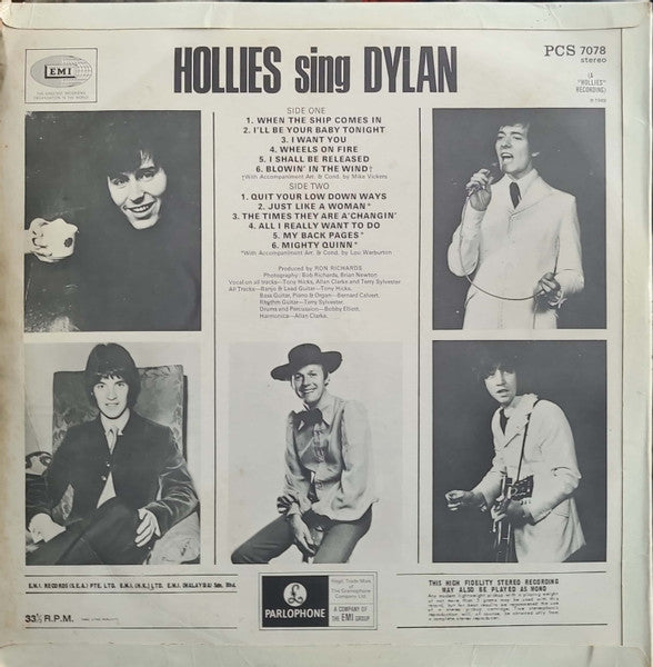 Hollies – Hollies Sing Dylan