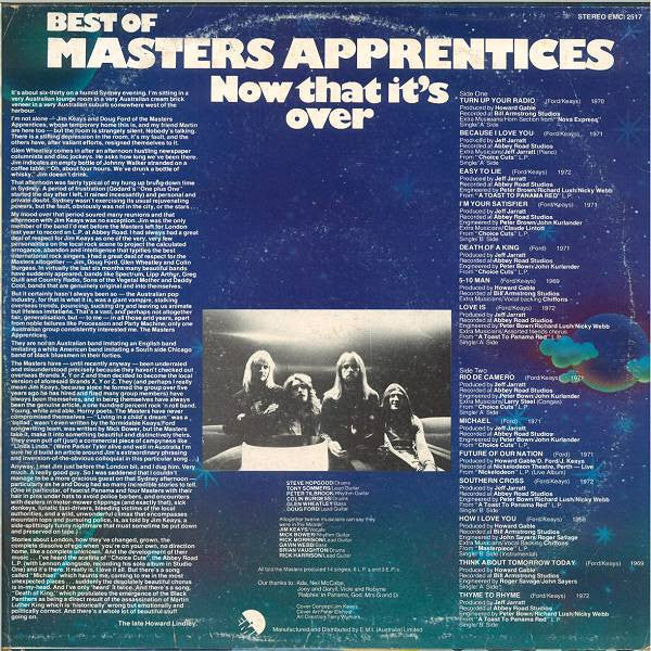The Masters' Aprrentices – Best of Masters’ Apprentices