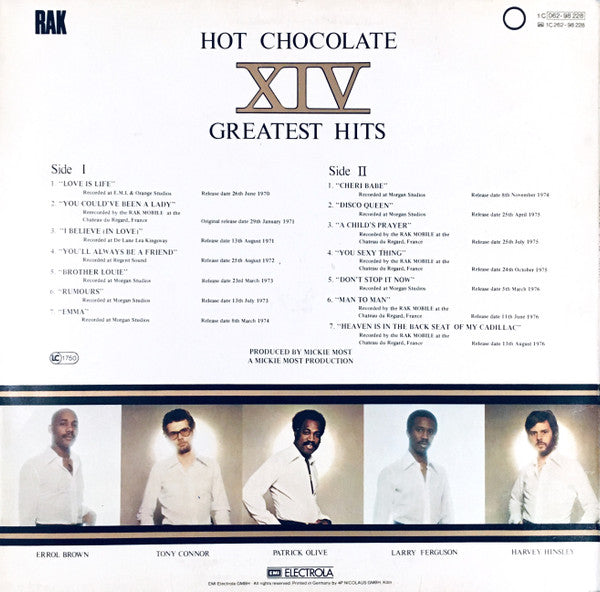 Hot Chocolate – XIV Greatest Hits