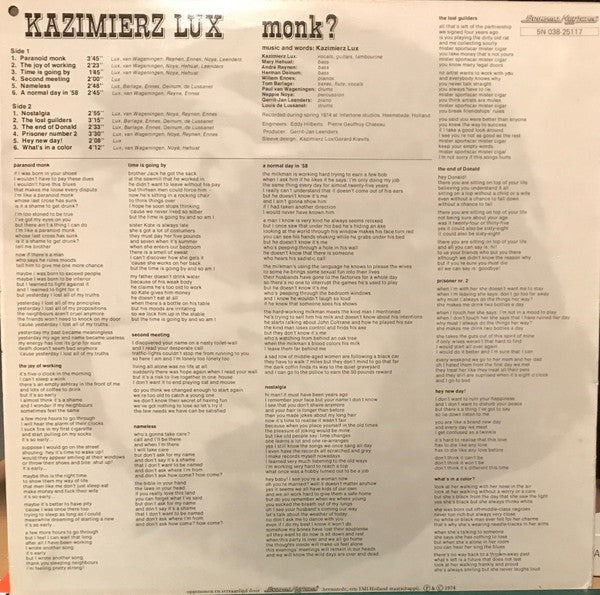 Kazimierz Lux – Monk?