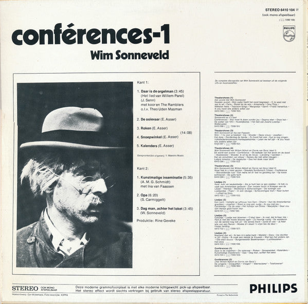 Wim Sonneveld – Conférences-1