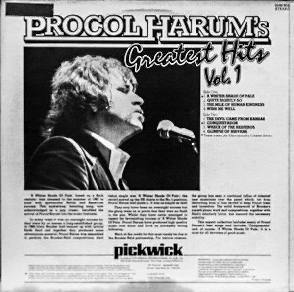 Procol Harum - Greatest Hits Vol. 1